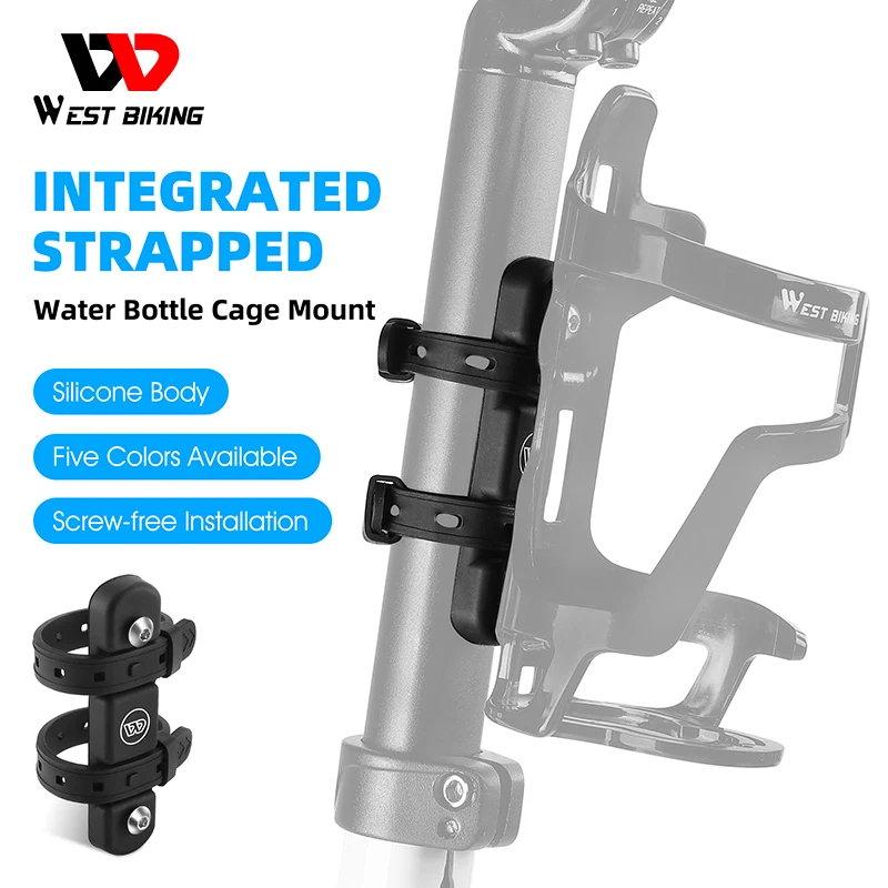 WEST BIKING New Bike Water Bottle Cage Holder Mtb Road Bike Bicycle Bottle Cage Shelf Handlebar Rack Bracket Seat Post Mount