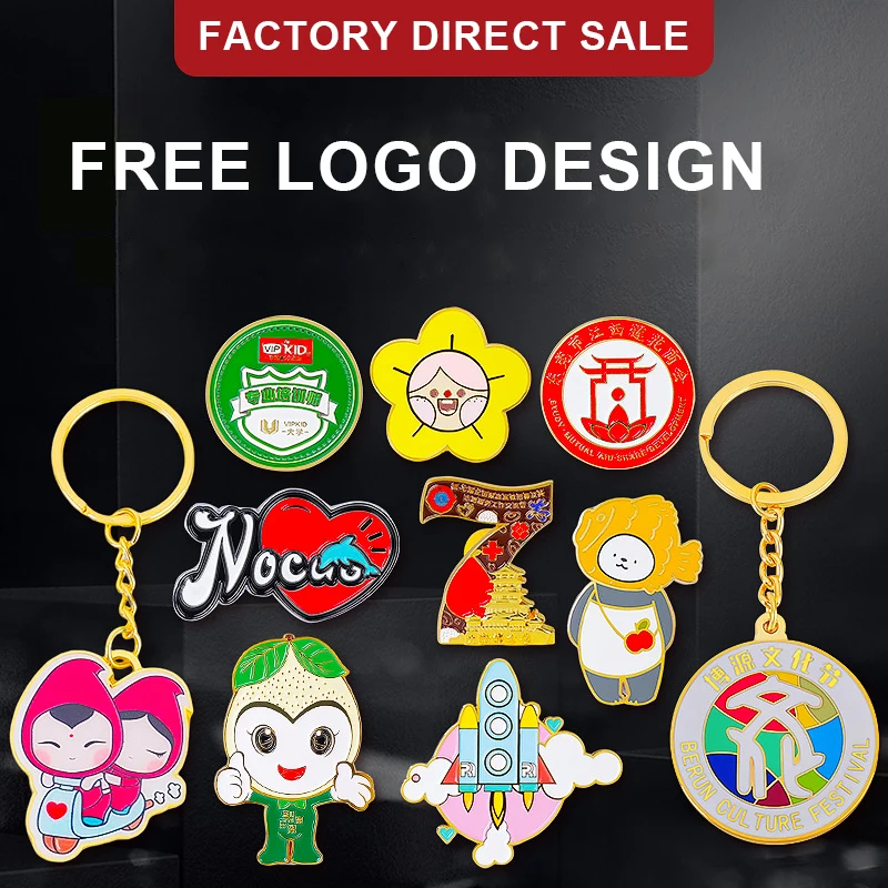 Custom Logo Gold Plated Metal Badges Anime Animal Hard Enamel Pins Manufacture Factory Lapel Pin