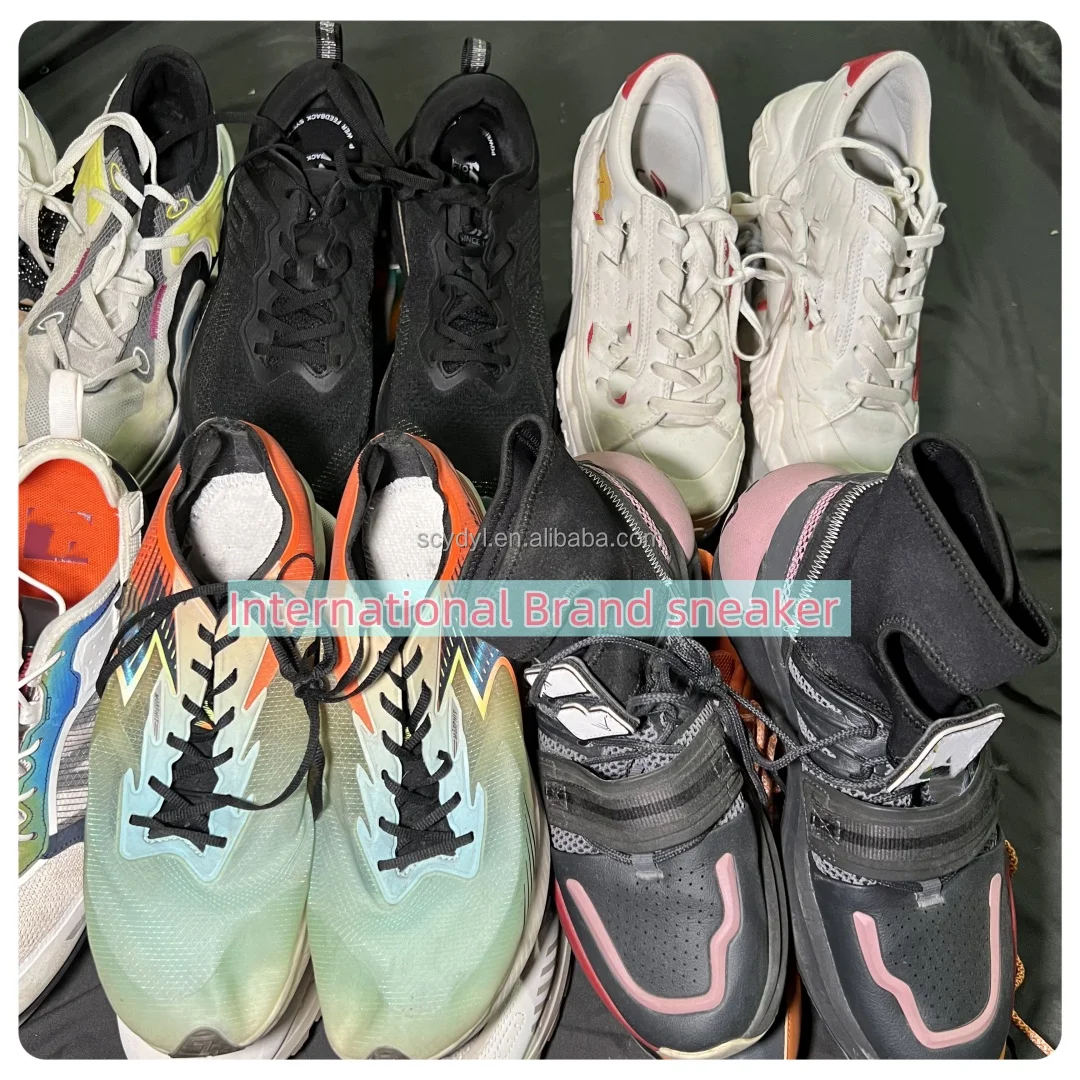 S06 used women brand sneakers second hand wholesale mixed sports  bales international shoes high quality fashion style