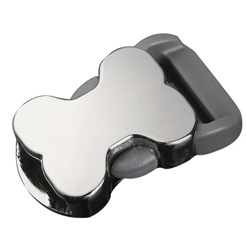 Особая форма кости 20 мм, полуметаллическая БЫСТРОРАЗЪЕМНАЯ контурная Регулируемая Боковая Пряжка