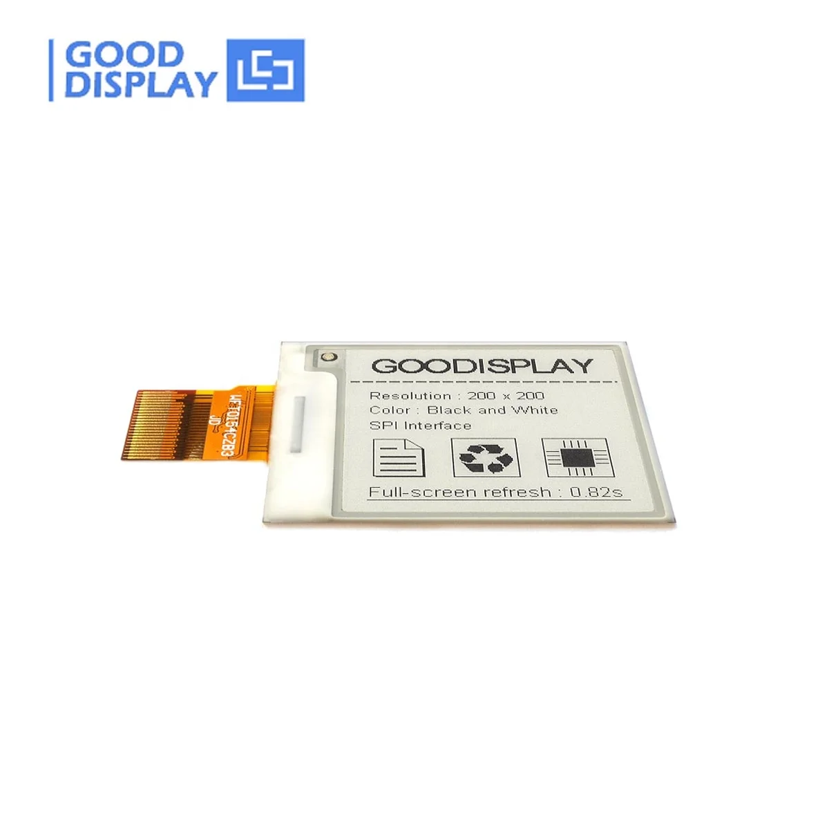  Сенсорный экран опционально GooDisplay дешевые 1 54 дюймов E ink дисплей 200x200 SSD1681 Epaper