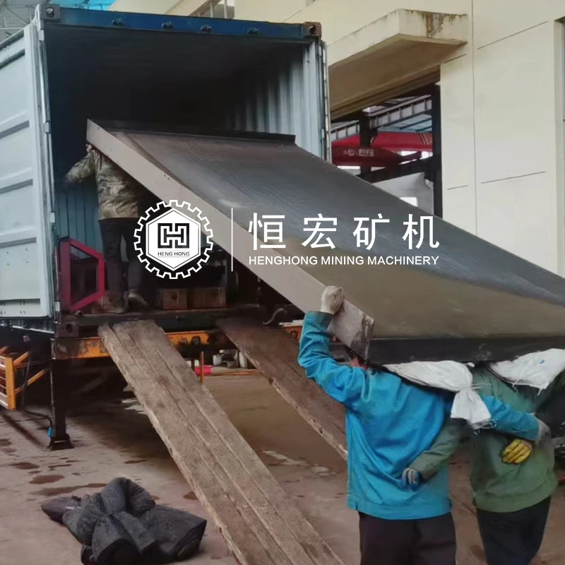 Reliable Provider Fine Gold Recovery Equipment Mineral Concentration Table 1.1KW Shaking Table Gold Concentration Shaking Table