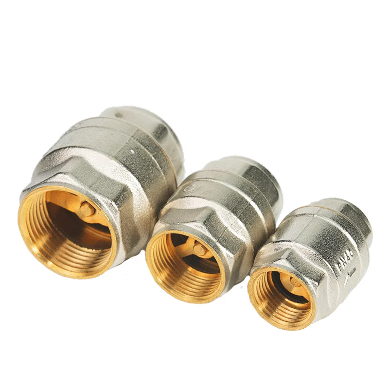 German Brass York Valve Check Valve Manual Power Vertical Spring for High Temperature Water Oil Gas System General Application