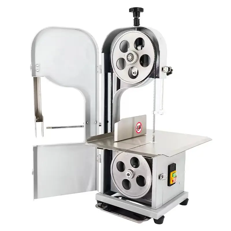 Commercial  Kitchen Equipment Butcher Table Top Electric Cow Beef Frozen Meat And Bone Band Saw Cutter Cutting Machine
