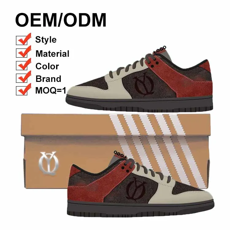 2024 British Style Men Flat Casual Luxury Design Classic Khaki Sneaker Canvas Shoes