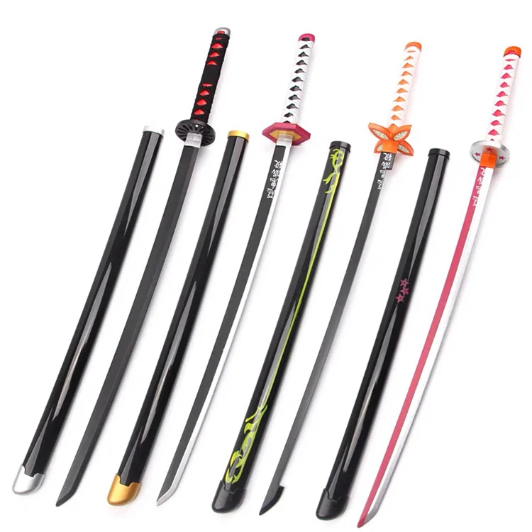 26 Styles Toys Demon Slayer: Kimetsu no Yaiba Agatsuma Zenitsu Sword ABS Material 100cm Anime Swords