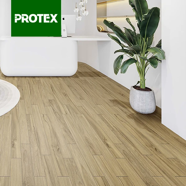 Protex China Factory vinyl plank click 4.0mm spc rigid core lock vinyl  flooring 5mm with eva