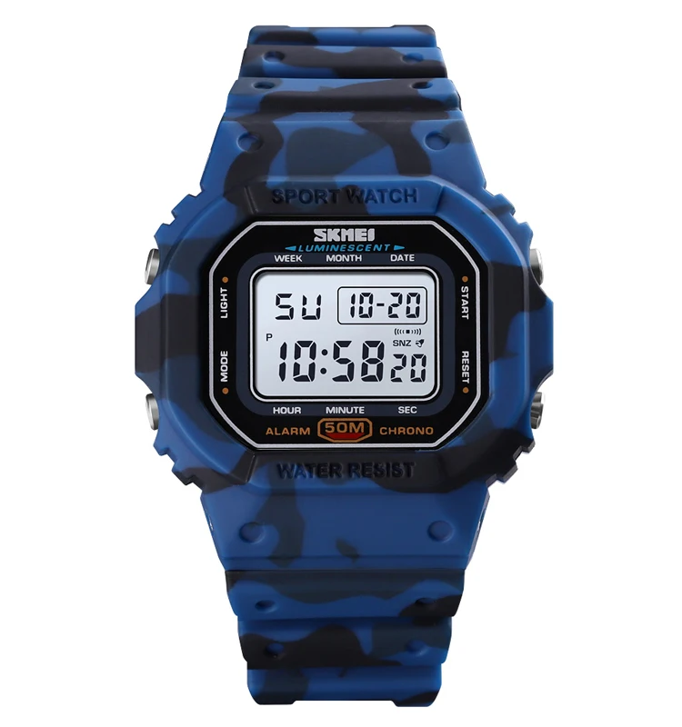 SKMEI 1608 children  digital watch instructions colorful light watches water resistant cheap watch for kids