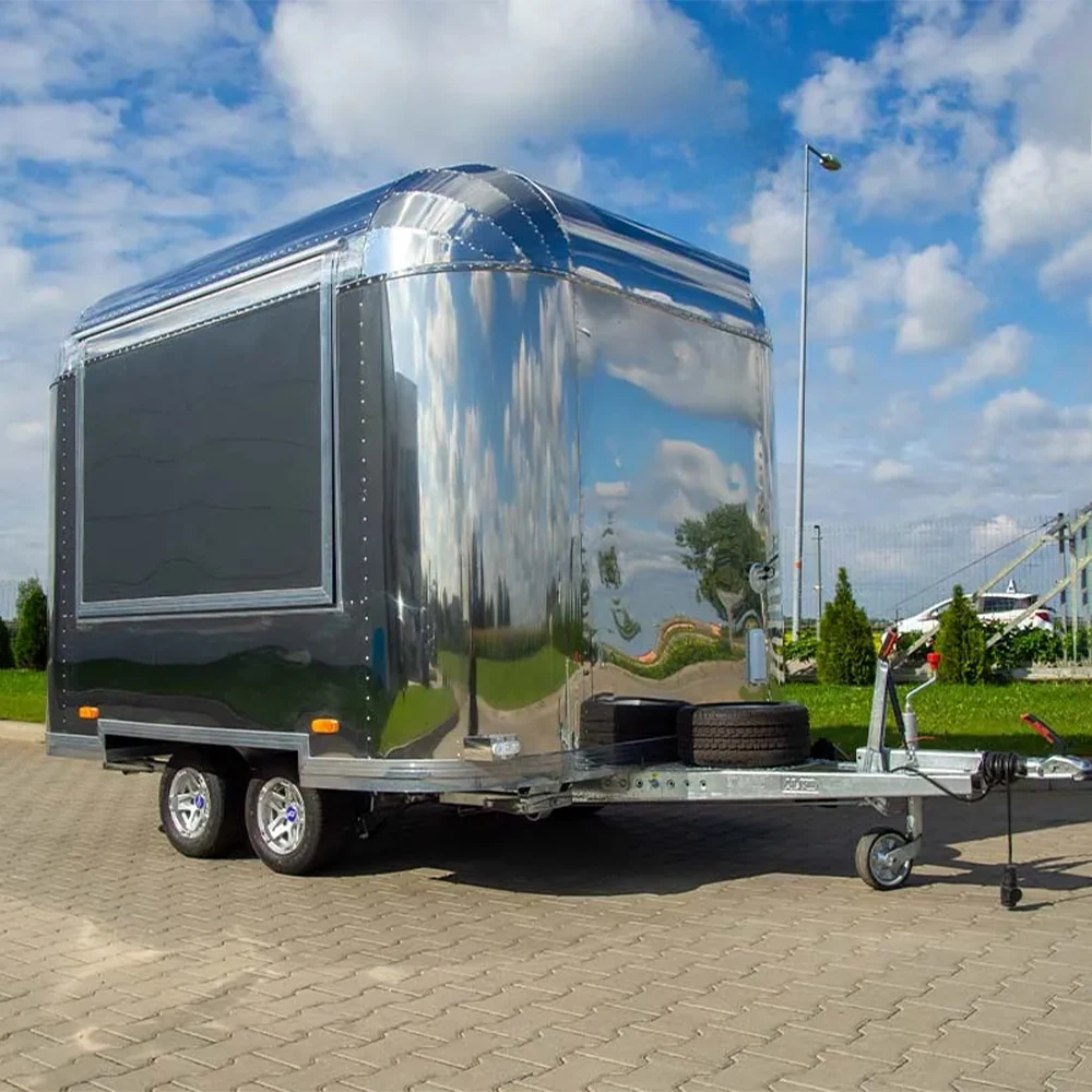 Новый мир Лидер продаж тележка для кофе airstream продовольственный прицеп грузовик продажи