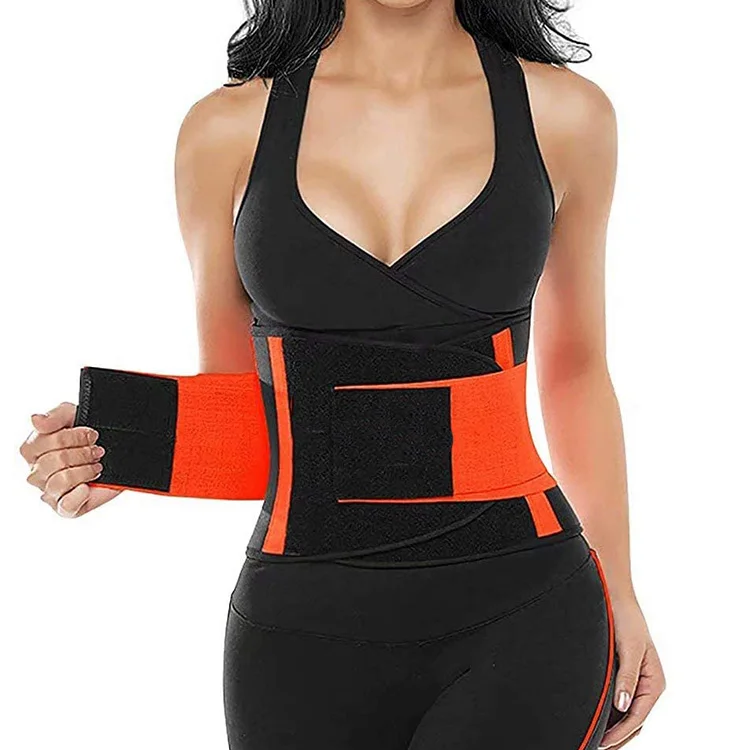  Adjustable 4 Step Fitness Tummy Slim Belt Back Pain Sweat Utility Women Waist