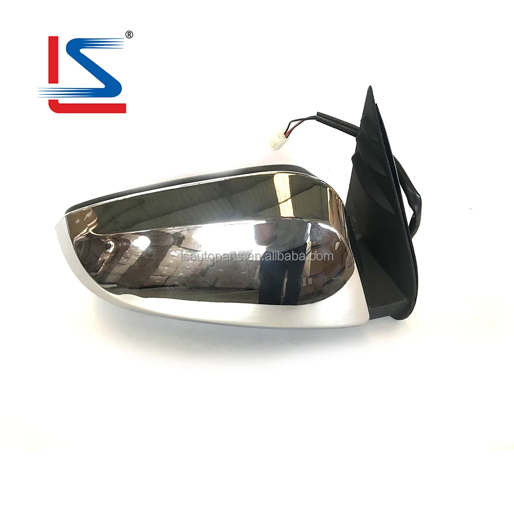 Car Mirror FOR TOYOTA HILUX REVO 2015 ELECTRIC SIDE MIRROR 3 LINES CHROMED