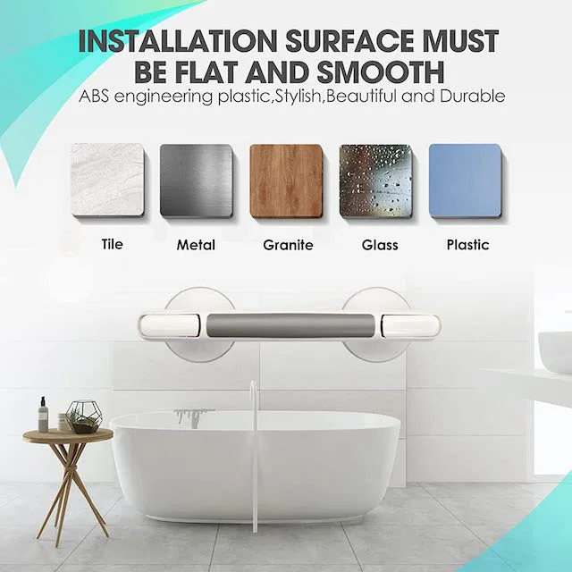 Bathroom Baby Elderly Assistance Products Suction Grab Bars for Shower - Handles for Seniors, Tub and Toilet Safety Balance Bar