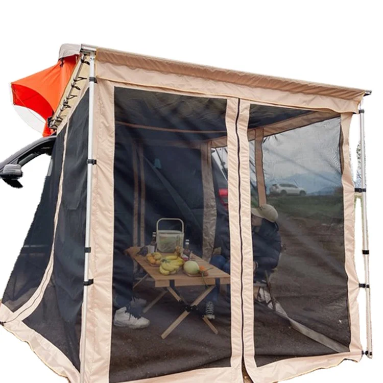 Wildsorf  outdoor SUV  Rooftop Tent anti mosquito tent mesh room car side awning for outdoor camping