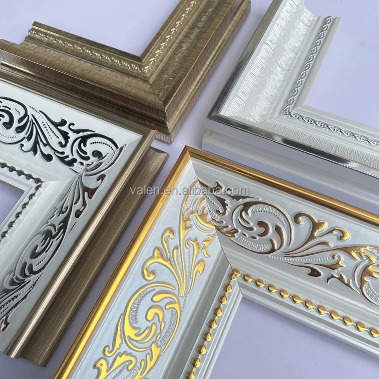 Free Sample Vintage Oil Painting Picture Wooden Frame Solid Wood Wall Mirror Moulding Custom Photo Frames Wall Hanging Oil Frame