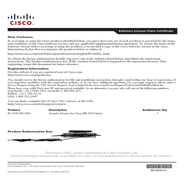  C9300-DNA-A-24-7Y C9300 ДНК также гарантируется высокое качество 24-портовый 7 лет