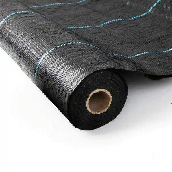 PP woven membrane PE ground cover weedmat anti grass control cloth