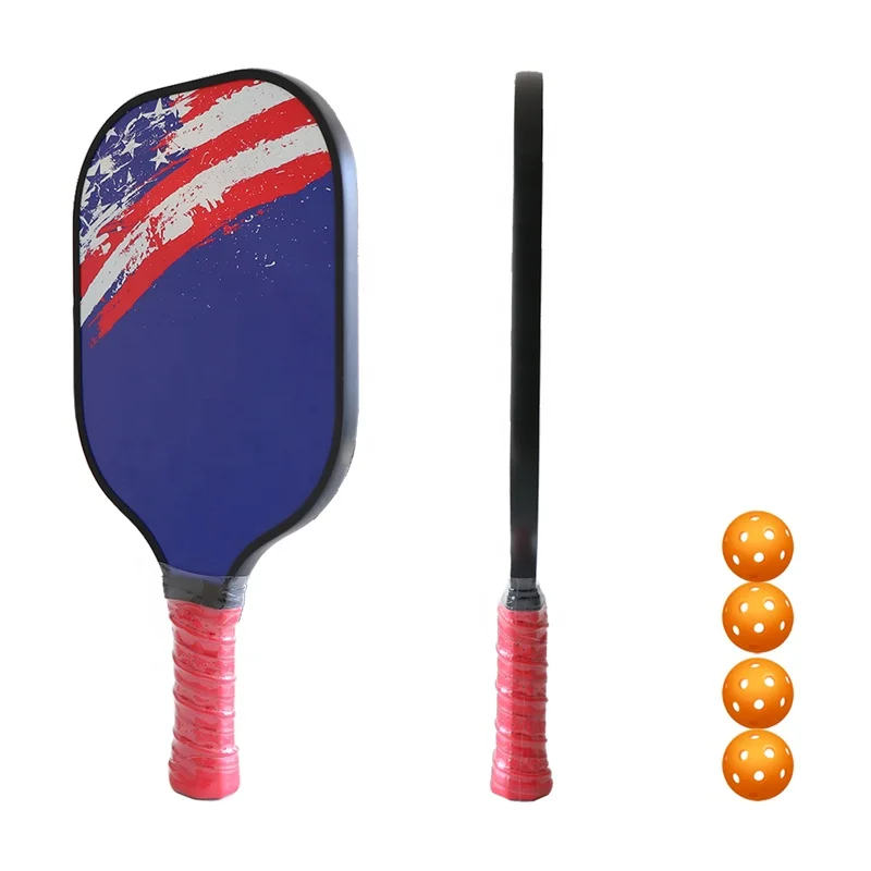 pickle ball paddle accessories carbon fiber pickleball paddle glassfiber pickleball rackets set of 4