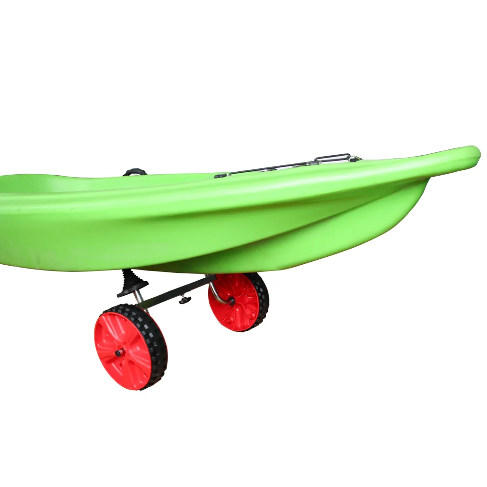 Durable Convenient Practical Stainless Steel Canoe Kayak Cart Trolley Carries One Kayak Boat Trolley