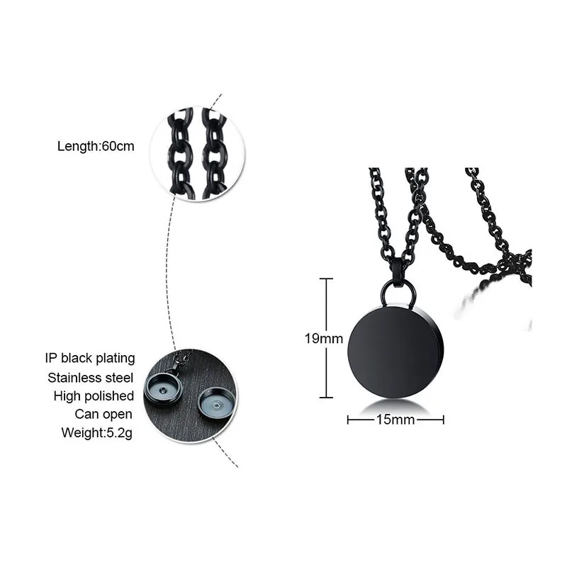 18k Gold-plated Stainless Steel Jewelry Collection Photo diy Birth flower rotating name Pendant necklace for men and women gifts