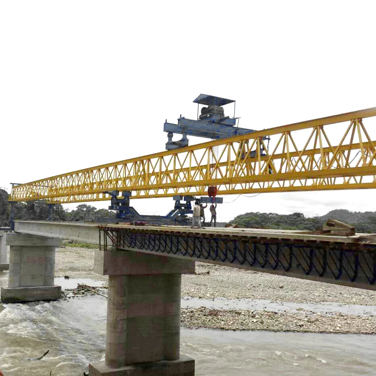 High lifting grade 50 ton bridge construction beam launcher equipment