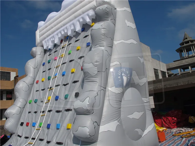 Inflatable climbing wall outdoor  inflatable climbing tower jumping bouncer house inflatable sport game climbing wall for adult