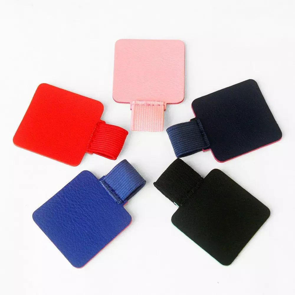 Adhesive PU Leather  Durable Pen Loop with Elastic Pen Holder for Apple Pencil Notebooks