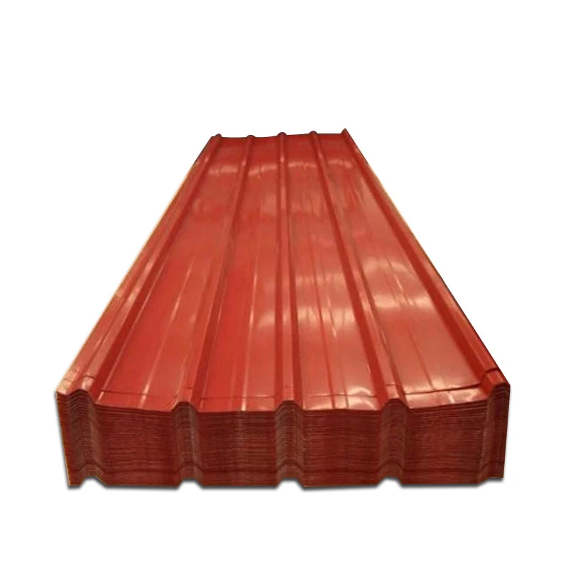 Prepainted Galvanized corrugated steel roofing sheet Color coated roof iron sheet