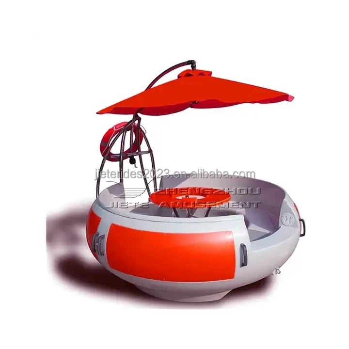 Green Color BBQ Donut Boat with CE Certification