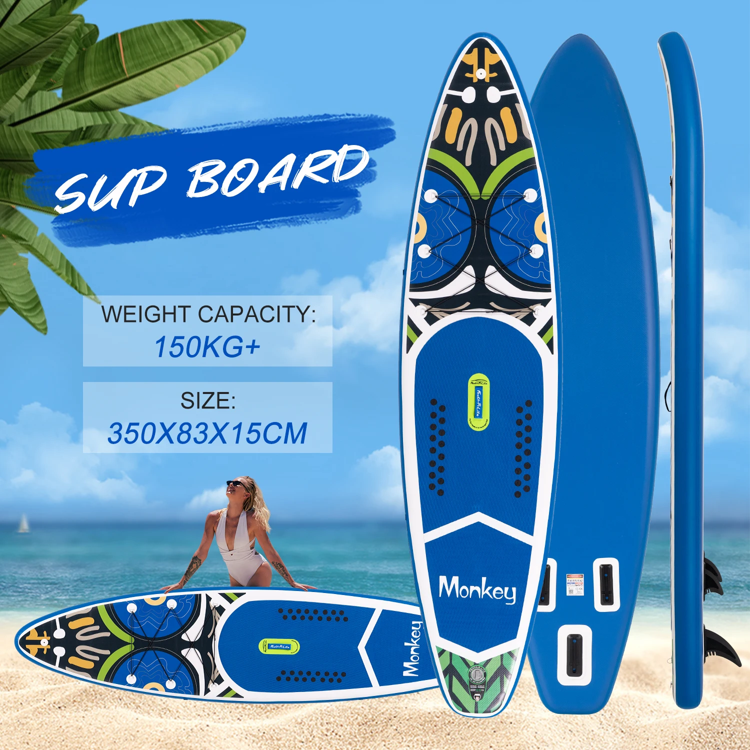 Fly Eagle Fishing Sup Inflatable Paddle Board Surfing Inflatable Sup Inflatable Board Koi In Stock