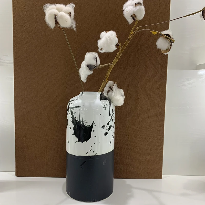 Modern minimalist handmade art Zen vase ceramic ornaments living room TV cabinet ceramic vase