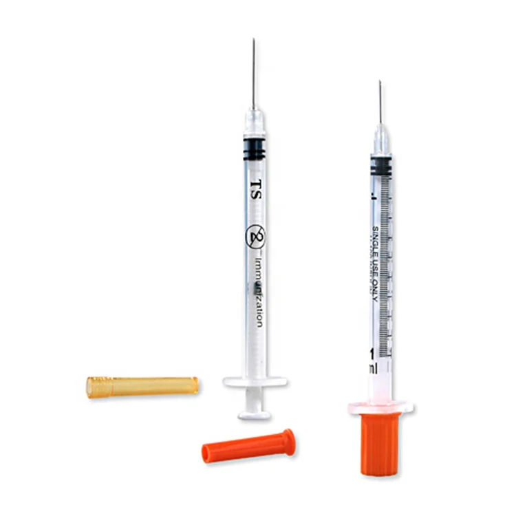 
CE approved 1ml disposable syringe and needle insulin syringe 