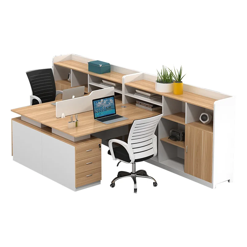 Appearance Multi Furniture Sets Open Work Space Office Desks Low Price Modern School Office Wood Office Furniture Institute