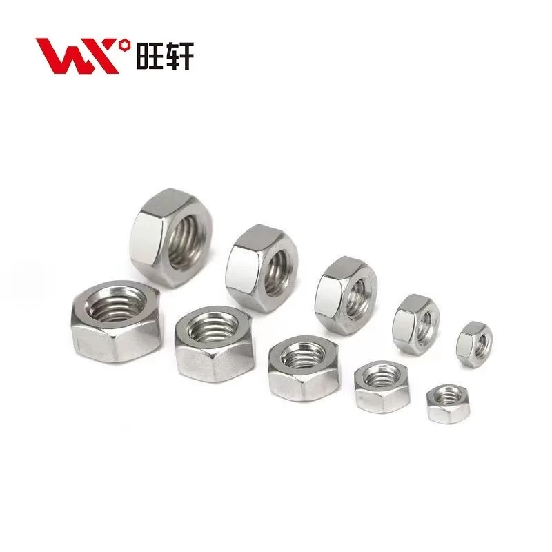Hot selling galvanized high-strength M6 M8 M10 M12 DIN934 Heavy Industry hexagon lock nut