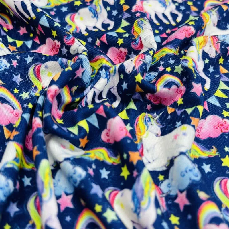 Custom Design Yummy Fabric Double Brushed Polyester Spandex Stretch Knitted DBP FabricFor Clothing