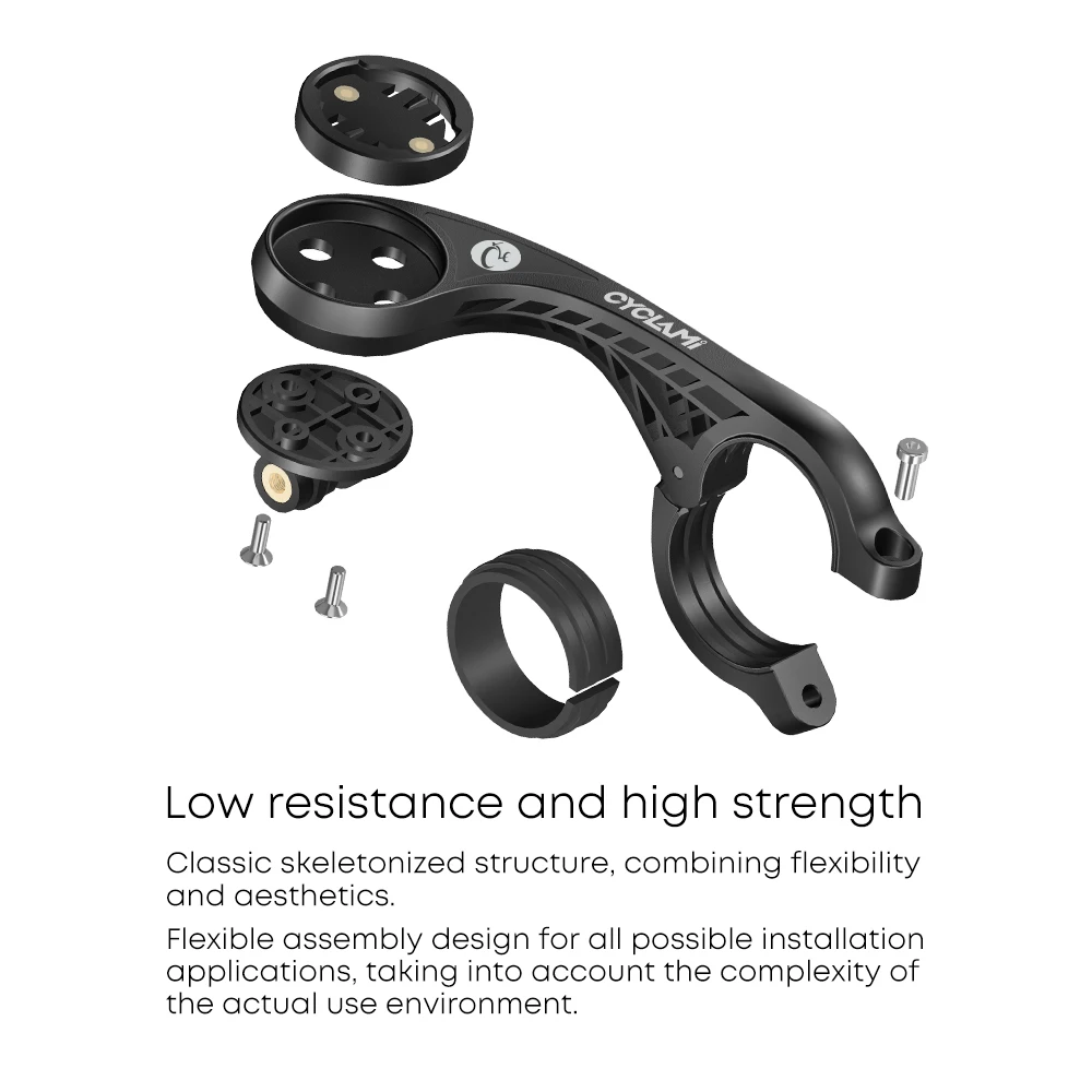 CYCLAMI S2 Bike Camera Hoder GPS Bicycle computer Extension Bracket For iGPSPORT Garmin with Gopro light Mount