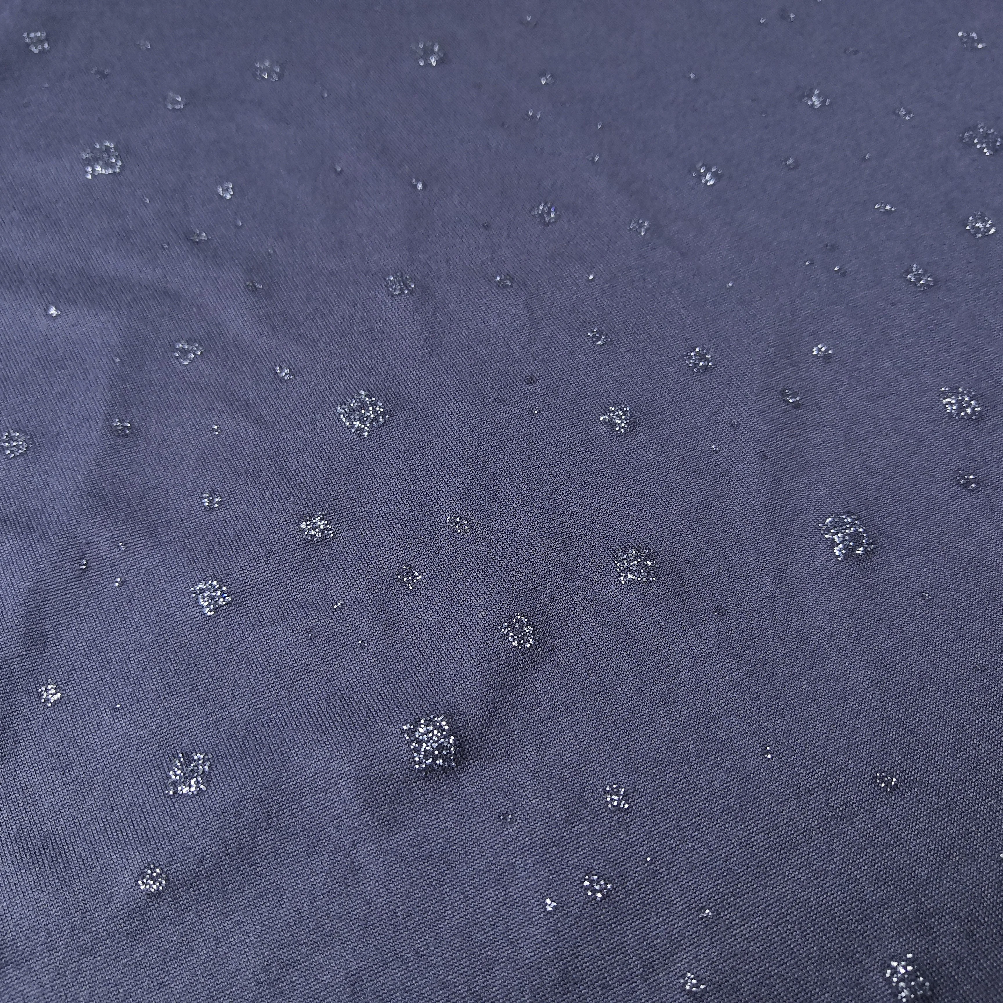 Dark gray elastane dress material textile stretch soft light single jersey fabric