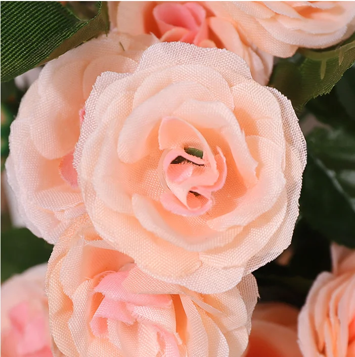 Artificial Rose Garlands Rose Vine Plants Ivy Artificial Rose Vine Hanging flower garland for home wedding