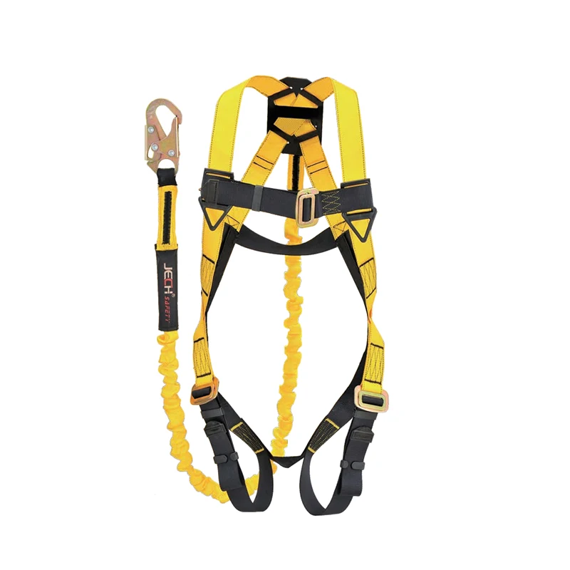3 points adjustable super light system full body harness industrial safety belt fall protection