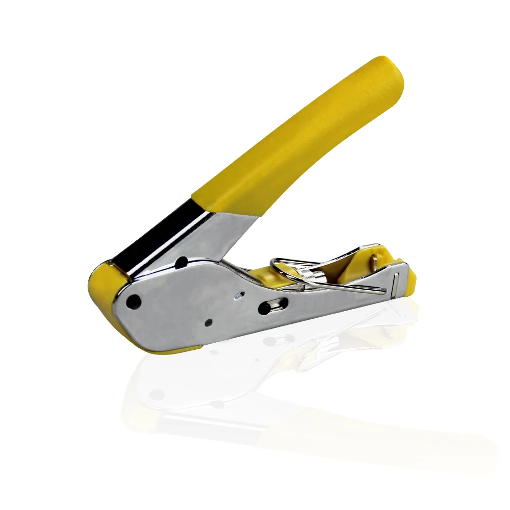 Водонепроницаемый коаксиальный ручной кабель обжимной инструмент для коаксиального разъема кабеля Alicate Terminador