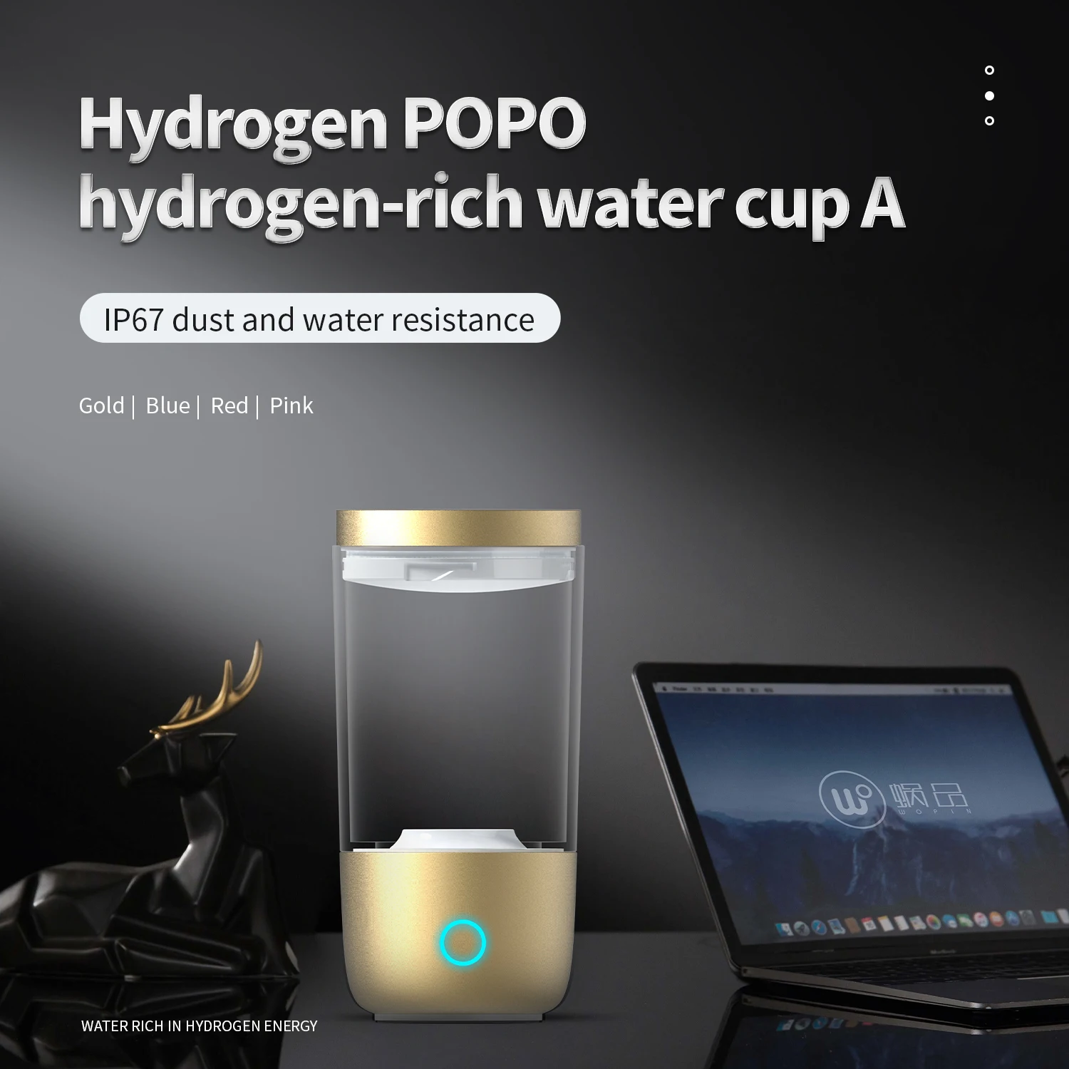 High Quality 300ml Hydrogen Generator Water Cup Lightweight Portable Cars Household Use Battery Hot Selling Product Cheap Price