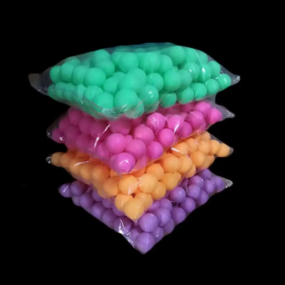 Дешевые пользовательские логотип зеленый цвет настольный теннис мяч