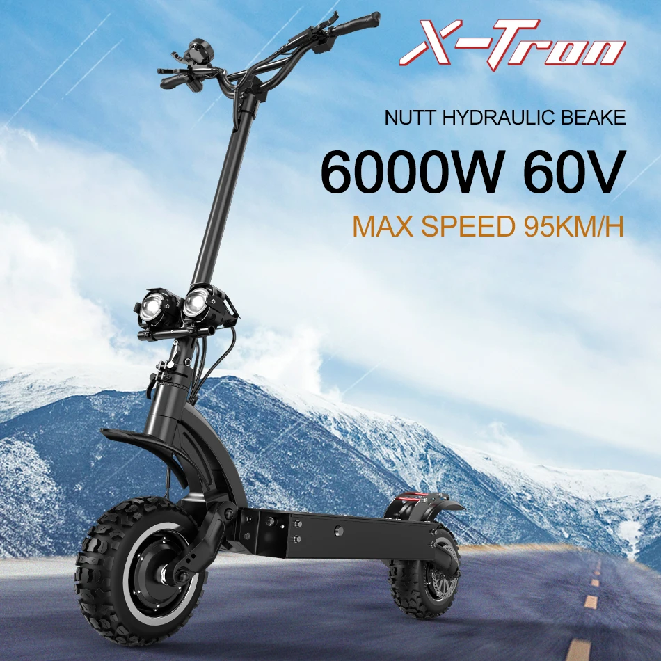  [EU STOCK] X-Tron 2020 новейшие скутеры Dualtron X30 с толстыми шинами 6000 Вт 60 В Электрический скутер двойным мотором
