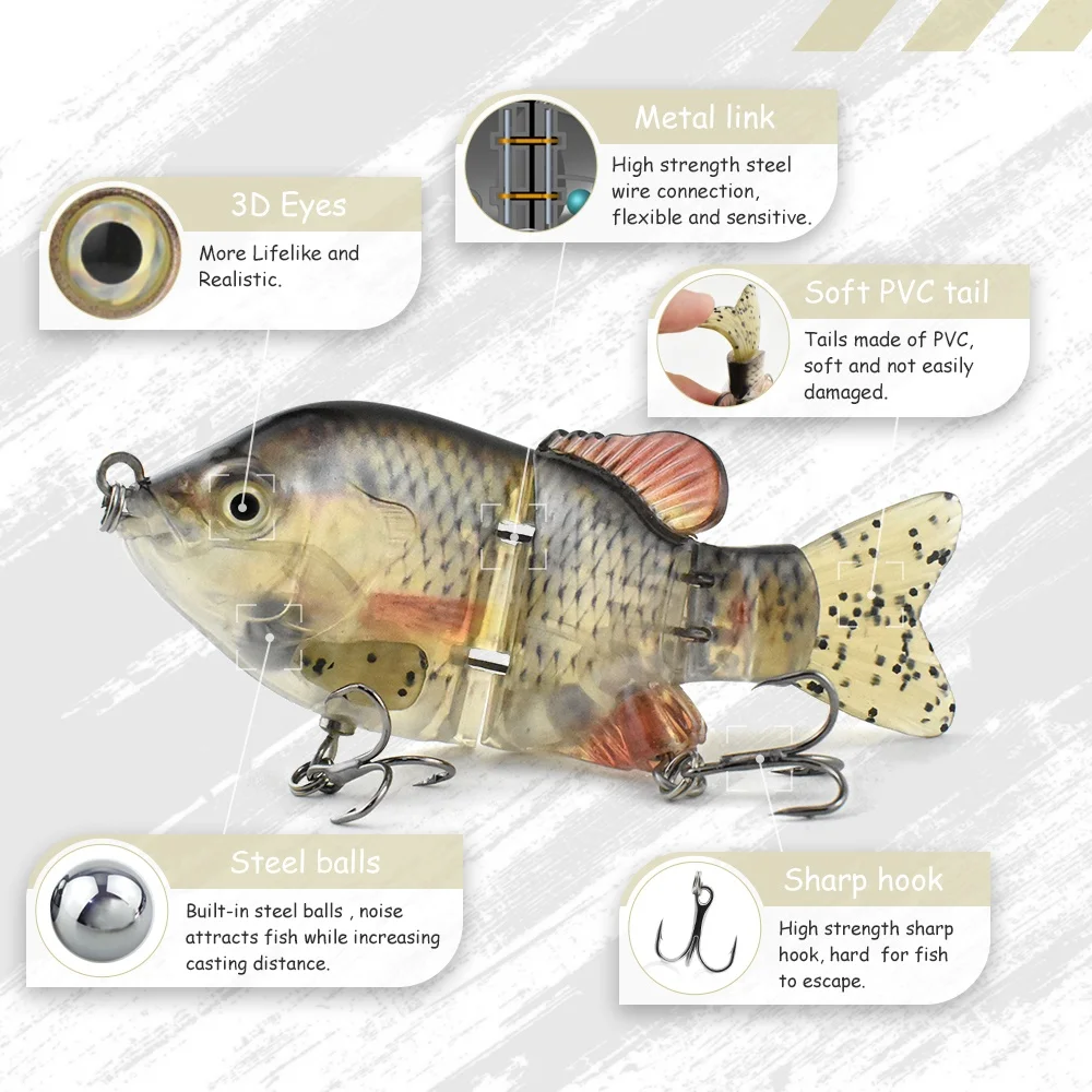 Factory Direct Wholesale Hard Plastic Multi Jointed Swimbait Lure Making Supplier Fishing Lure Manufacturers