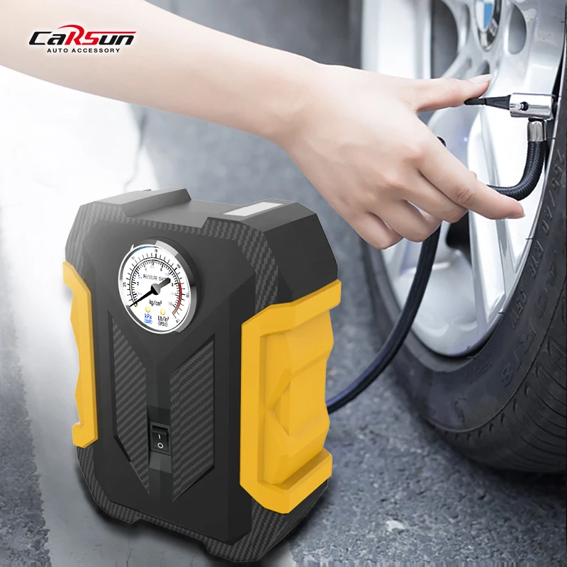 
High Quality Car Air Pump Multifunctional Rechargeable Inflator For Auto Home Electric Compressor Wheel Car Air Pump 