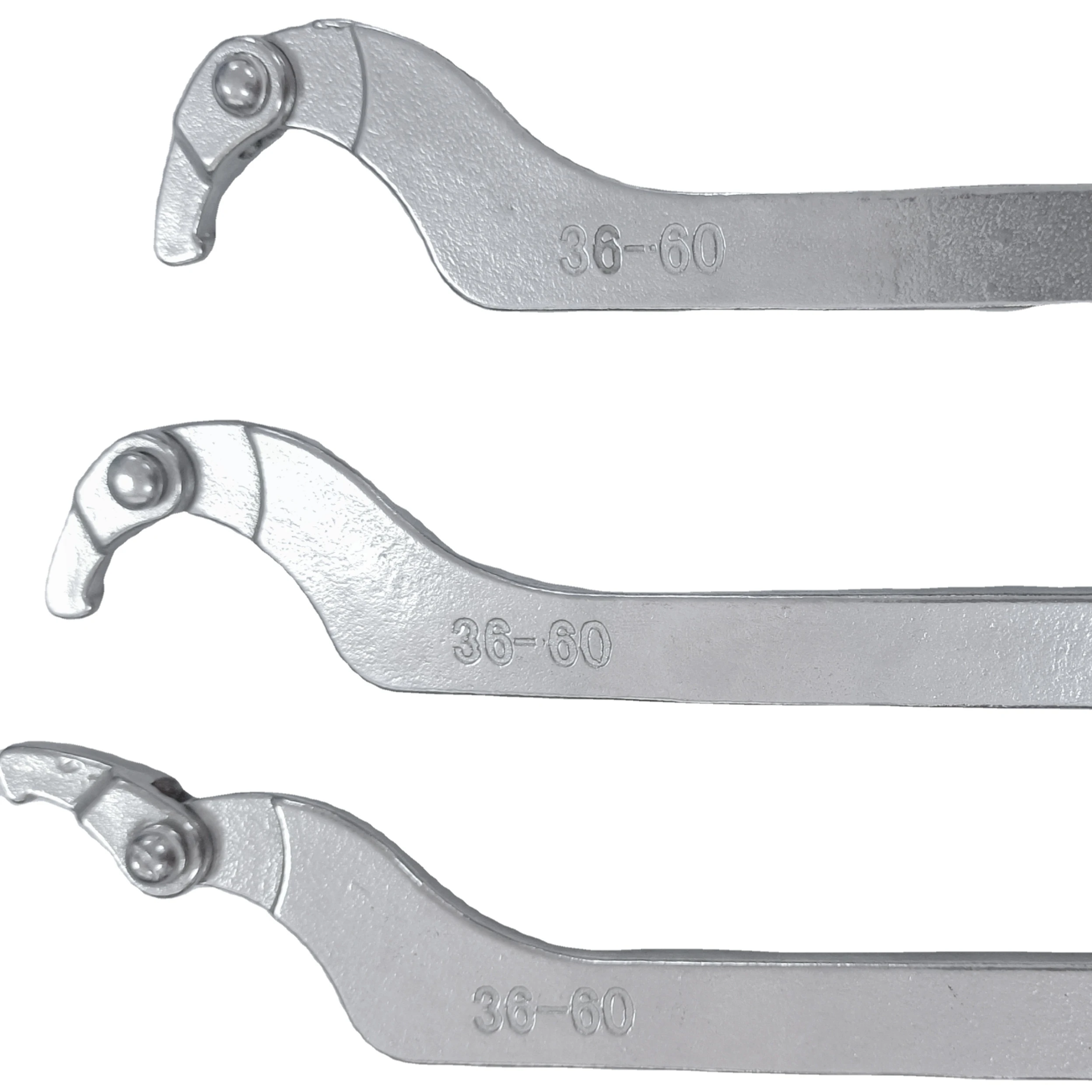 Multi Specification 19-51mm Adjustable C Hook Wrench Stainless Steel 304 Wrench Tool C Shaped Spanner Hand Tools