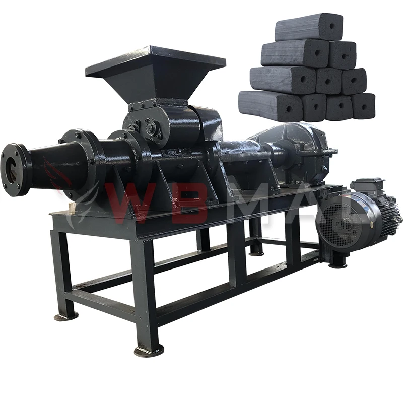 MB130 Popular Eco friendly energy saving equipment carbon powder moldingmachine charcoal briquette extruder