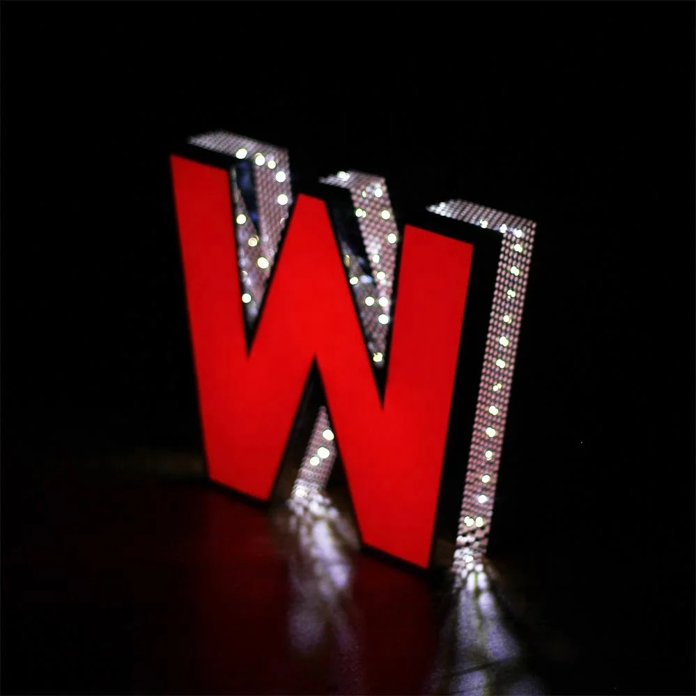 Kexian 3d Acrylic Signs Business Logo Beauty Salon Nail Shop Company Name Sign LED Lighted Channel Letter