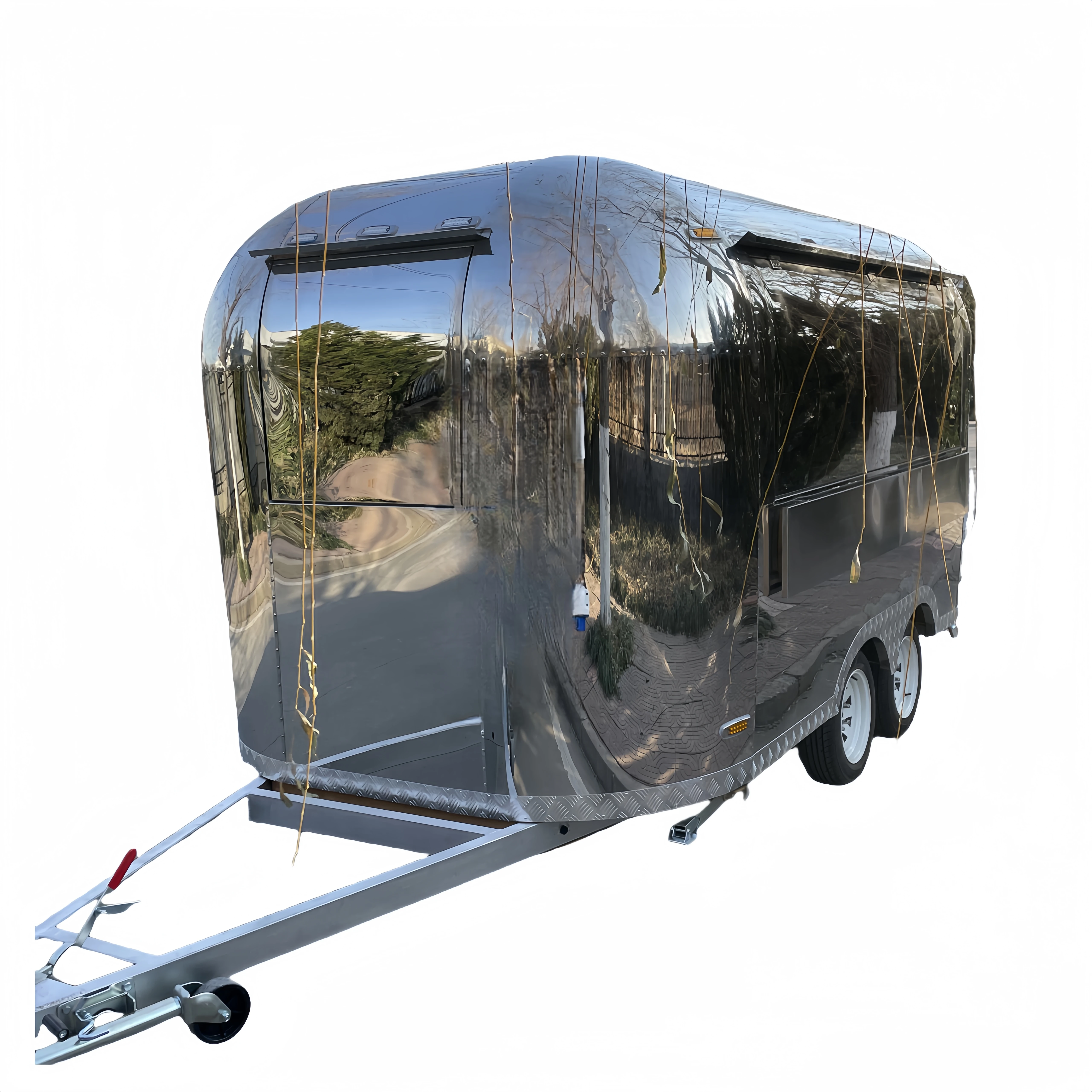 Selling Full Kitchen Equipment Mobile Street Square Snack Food Truck Burger Pizza Beer Coffee Food Trailer