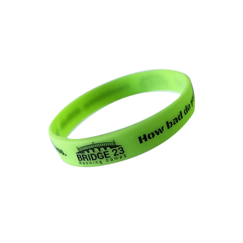 Manufacturer promotional gift no minimum  Silicone Bracelet Wristband