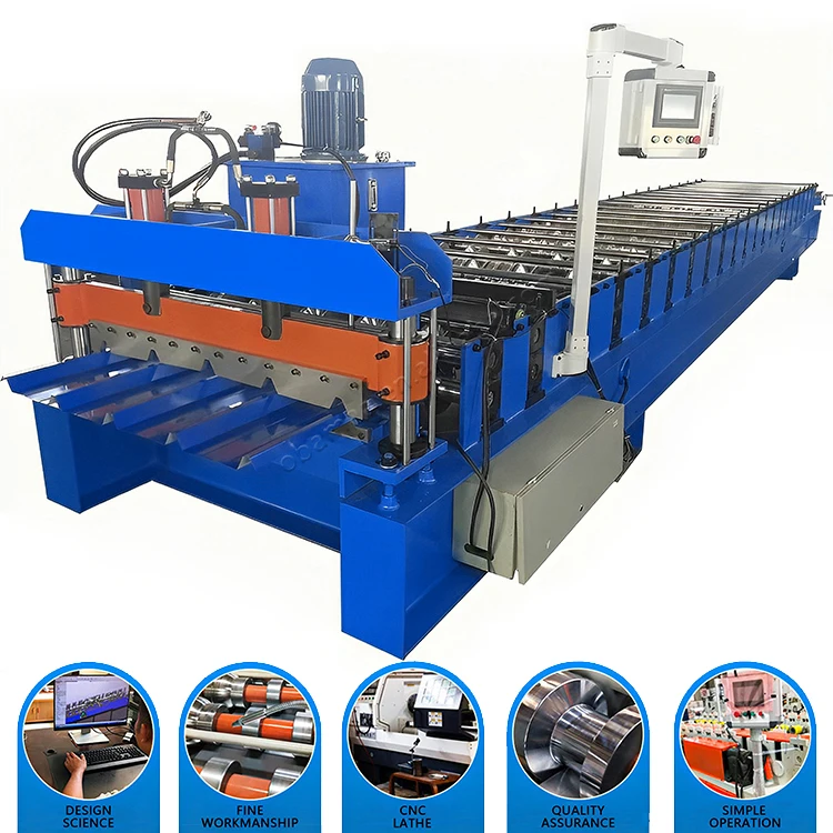 Peru Machine To Manufacturer Tr4 Tr5 1000 Zinc Calamines Tr4 Tr5 Roll Forming Machine